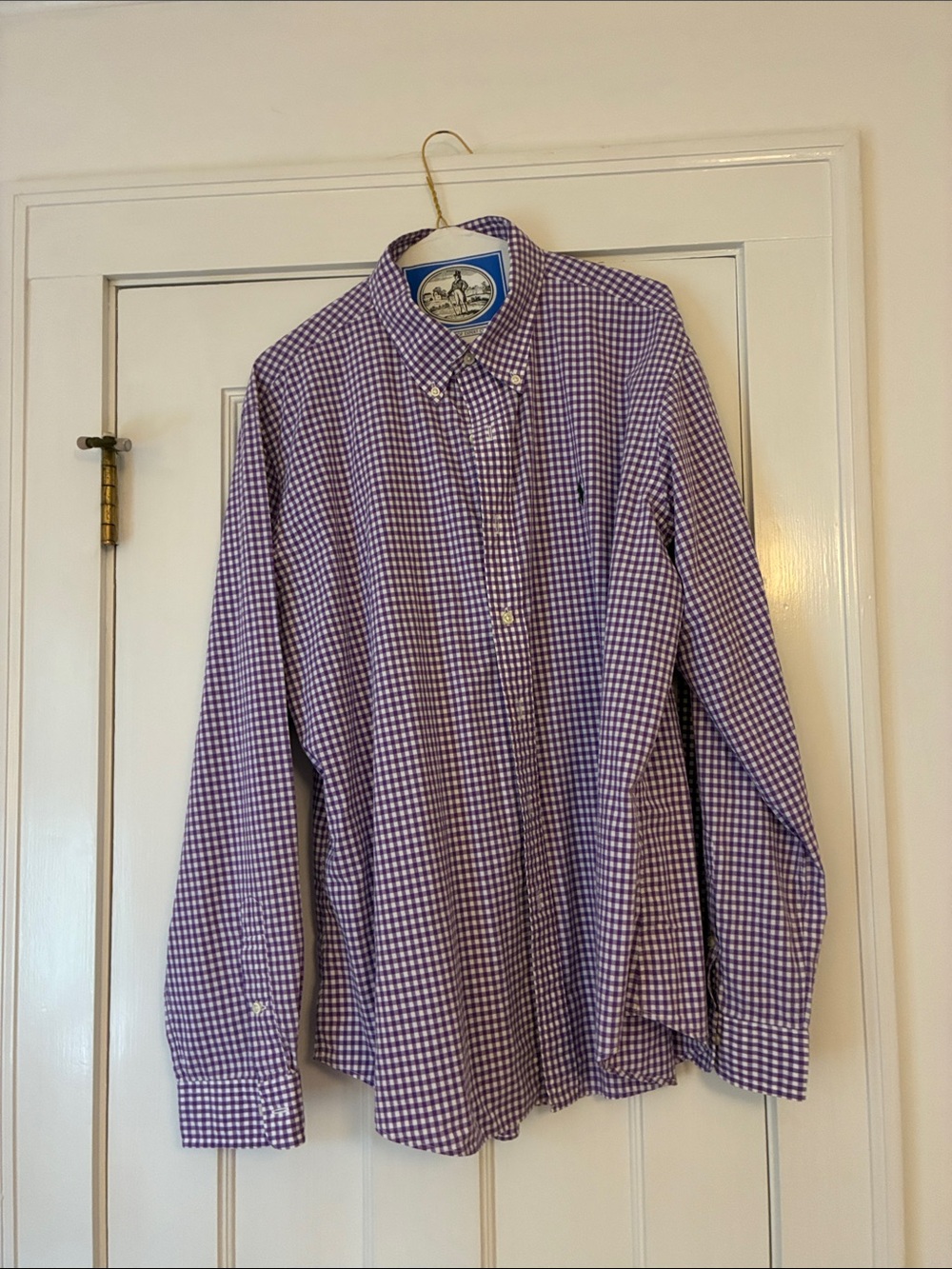 Polo by Ralph Lauren Purple Gingham Button-Down Shirt